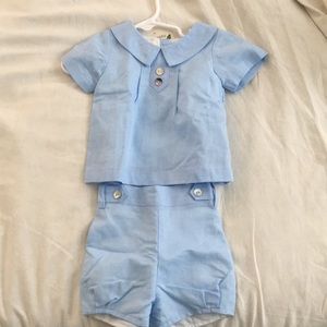 The Oaks blue top and pants